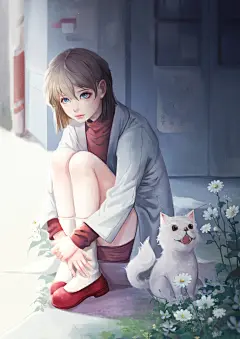 灰原哀_牙疼-SSL__插画师作品_涂鸦王国gracg.com
