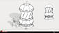 Vasgar Architecture Props, Malte Langheim : These are some building block sketches for the Vasgar Biome. I worked closely with the environment team and level designers to work out building proportions and work with the gameplay metrics. From there the env