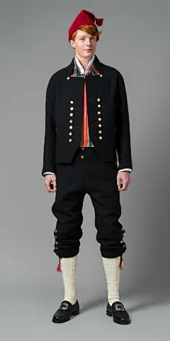 北欧挪威传统服饰参考
