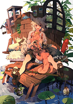 荷采集到二次元兽耳/兽角娘上传自泽荷【持续高质量更新】二次元,动漫