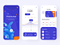 Finance app - Mobile app illustraion app mobile ui credit cards credit card creditcard bank banking app banking financial finance app finances finance mobile app app design