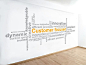 Word Cluster office wall sticker: