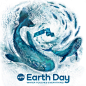 Jenny Mottar nasa earth day poster print design  science art and science earth science pace World Ocean Month