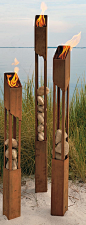 The raw, artistic feel of our Mesa Torches will fill any landscape with a desert ambiance.: 