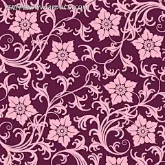 五瓣花朵藤条枝蔓eps|背景素材|底纹|花草|花朵|花卉|矢量素材|枝蔓|简单背景背景素材|插画背景背景素材|晶莹闪亮背景背景素材|银行背景素材背景