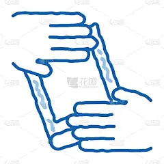 移交书涂鸦图标手绘插图