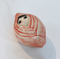 #设计秀# 以色列陶瓷艺术家 Lena Guberman 的陶瓷宝宝们，呆萌呆萌的 ​​​​