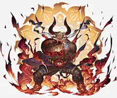 卡通牛头恶魔角色免抠素材 创意素材 png素材