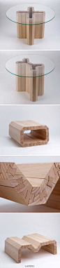 [] 创意画报社#酷设计#意大利米兰设计师Francesco Citterio把传统的燕尾榫工艺，极具创意地运用到现代家具设计当中，不使用胶水和钉子，就可以创造出各种造型的家具作品，就像小孩搭积木般简单，却又别具一格。http://t.cn/zWBEnA5来自:新浪微博9 摘录1 喜欢0 评论