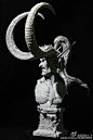 大飞gk工作室，第一款动漫游题材的gk雕塑作品《魔兽世界之——伊利丹》，修模翻模涂装ing，即刻发售，敬请期待！