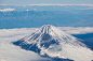 Mount Fuji from above