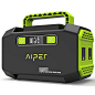 AIPER Portable Power Station 167Wh 45000mAh Solar Generator Lithium Battery Backup Power Supply with Dual 110V AC Outlet, 3 DC Ports, 2 USB Outputs fo