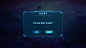 This may contain: an alert sign is displayed on the screen in front of a dark background with stars