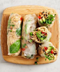 Spring rolls in fall? We're not mad at it. (photos: Jeanine Donofrio)