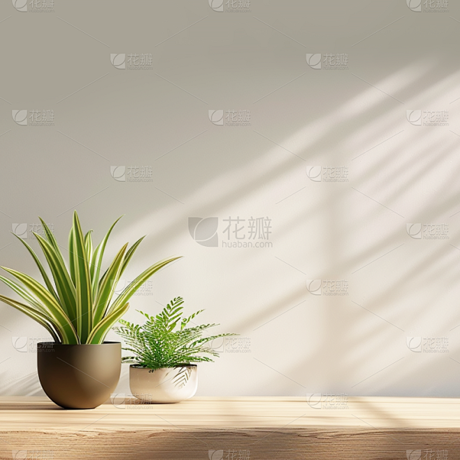 背景通用室内光影感木质展台主图场景背景图...