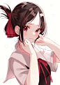 辉夜大小姐#四宫辉夜
画师：みすみ
@不是可爱鬼