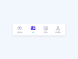 Tab bar active animation interface css ux ui tab navigation app mobile menu microinteraction micro interaction motion animation active tabbar tab bar