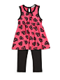 DKNY - Toddler's & Little Girl's Two-Piece Hearts Tunic & Leggings Set : Saks Online Store - Shop Designer Shoes & Handbags, Women's, Men's and Kids Apparel, Home and Gifts. Find Gucci, Prada, Diane von Furstenberg, Christian Louboutin, Jimmy 