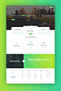 彩虹创意 绿色金融业企业官网UI设计-素材详情-彩虹创意