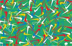 耐克 【酷图网】耐克,对勾,绿色,卡通,可爱手绘