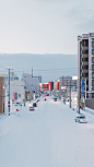 北海道的雪。  摄于：土司在拍照