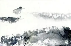 灰色调略显压抑的抽象插画作品分享