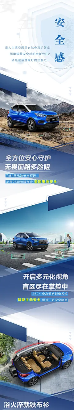 【素材能量站】海报 长图 汽车 安全感 城市|419902 