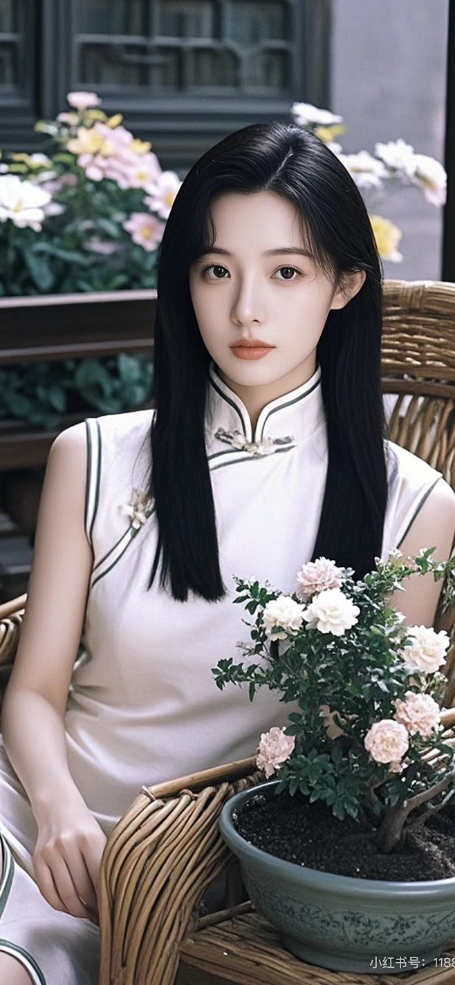 美丽的旗袍伊人