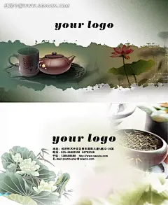 荷花韵律茶文化名片PSD分层素材PSD分层素材|茶杯|茶壶|茶文化|荷花|荷花韵律|名片|名片模板|名片设计|名片设计模板|模板下载|盘子|写意|中国传统名片|中国风|中国风名片