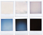 Series of blank polaroids (by Tim Frank Schmitt)