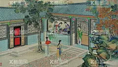 红楼梦   - 源文件下载【酷图网】红楼梦,石头记,大观园,贾府,红楼梦插画,红楼梦插图,红楼梦场景,红楼梦生活,红楼梦人物,孙温,仕女图,曹雪芹宫廷画,宫廷,后宫,后宫生活,后宫场景,宫廷生活,后宫画,清代后宫,贤后,嫔妃,嫔妃生活,嫔妃日常,国画,中国画,清朝生活,清代宫廷画,庭院画,清朝场景,清代庭院,清代生活,清朝建筑