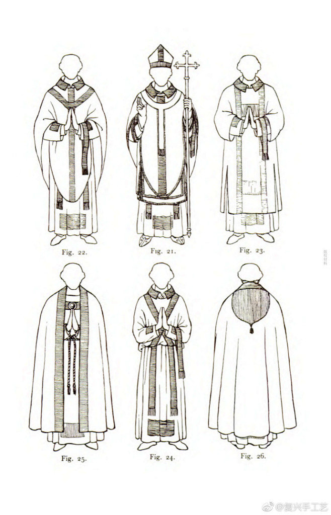 中世纪的牧师服 ​​​​