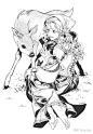 【福利】好看的线稿作品安利！（附送2000多张线稿资源哦~） - 知乎