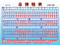 小学课程表