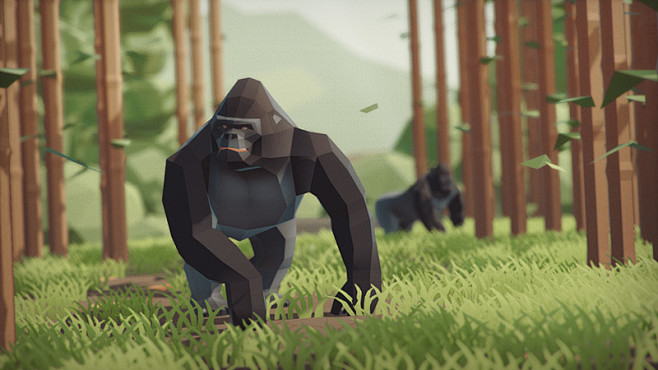 立体lowpoly！9组低多边形插画灵感...