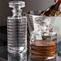 Global Views Ribbed Decanter-Tall