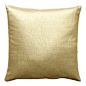 Pillow Decor - Pillow Decor - Tuscany Linen Gold Metallic 16 x 16 Throw Pillow - These 16 inch square pillows are made from 100% linen with a gold metallic finish. On your finger you'd consider them 14 karat, with the lighter soft undertone of the natural