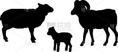 动物剪影图片素材-高清动物剪影图片大全-花瓣网素材库