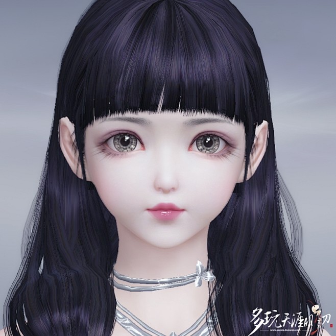 包子脸星星眼少女 天刀ol捏脸数据分享