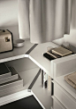 Sectional custom walk-in wardrobe NOVENOVE by Lema