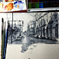 Sketchbook-Leunghouwai_2D,水彩,速写,风景