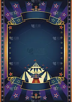 庆典紫色的马戏团