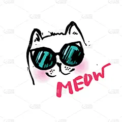 猫,手艺,潦草,书法,衬衫,纺织品,图像,爱,装饰