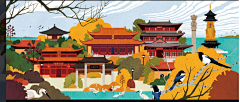 Estherfz采集到中国风插画