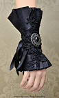 Beautiful Gothic Victorian Cuff Bracelet, Lolita Vampire Style, Dark Fashion, Elegant Goth Wedding Jewelry, Medieval Fantasy Accessories #治愈系#