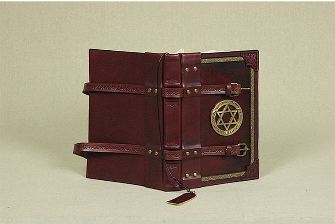 mrt六芒星魔法书欧式个性复古日记本子怀旧纪念礼物高端定制淘宝网