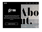 Gem Bakery : Web design and collateral for Gem Bakery, a high end macaron and coffee boutique.