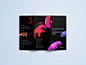 Trifold brochure design : Auqarium and Underwater zoo — Trifold brochure design