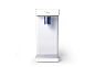 Super-S Water Purifier  (+ Film) : Super S Water Purifier is designed with a motif of clean water falling down from a valley. The feeling of clean water is maximized by using chromium plating and transparent material for water collection part. The cock pa