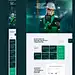 business company corporate factory Figma industry landing page uiux Website лендинг